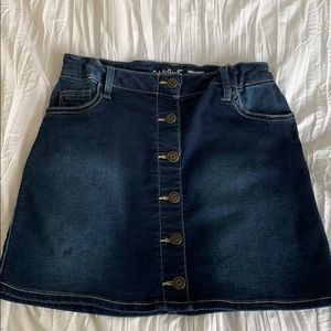 cat and jack kids jean skirt super stretch
